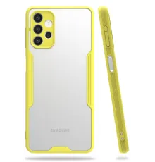 Samsung Galaxy A72 Kılıf Platin Silikon - Sarı