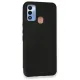 Tecno Spark 7T Kılıf First Silikon - Siyah