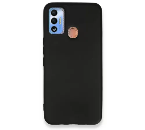 Tecno Spark 7T Kılıf First Silikon - Siyah
