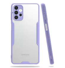 Samsung Galaxy A72 Kılıf Platin Silikon - Lila