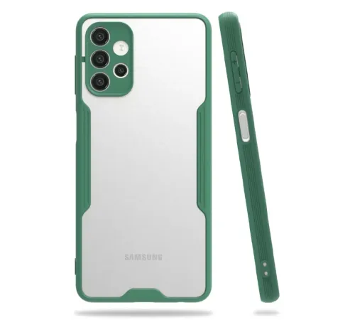 Samsung Galaxy A72 Kılıf Platin Silikon - Yeşil