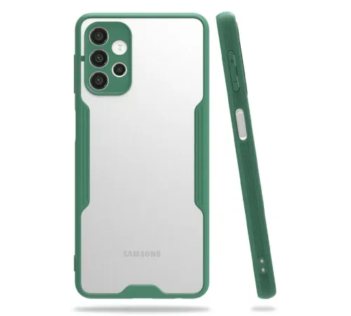 Samsung Galaxy A72 Kılıf Platin Silikon - Yeşil