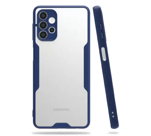 Samsung Galaxy A72 Kılıf Platin Silikon - Lacivert