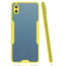 Samsung Galaxy A02 Kılıf Platin Silikon - Sarı