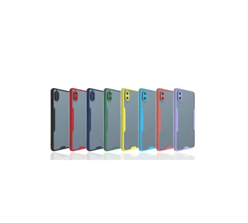 Samsung Galaxy A02 Kılıf Platin Silikon - Lila