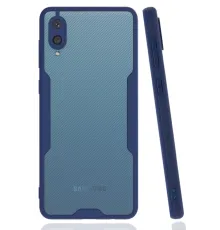 Samsung Galaxy A02 Kılıf Platin Silikon - Lacivert