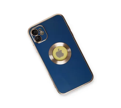 Apple iPhone 12 Kılıf Store Silikon - Mavi