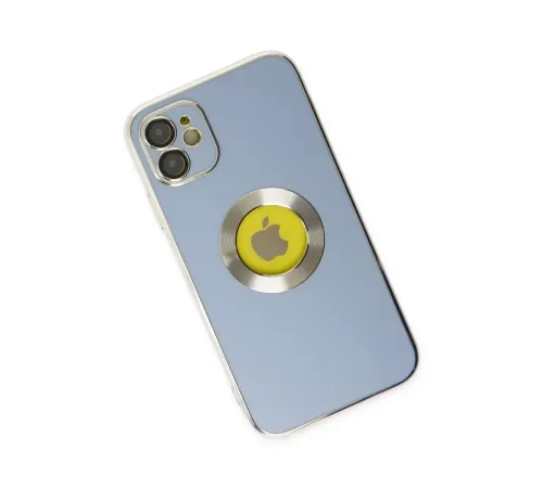 Apple iPhone 12 Kılıf Store Silikon - Sierra Blue