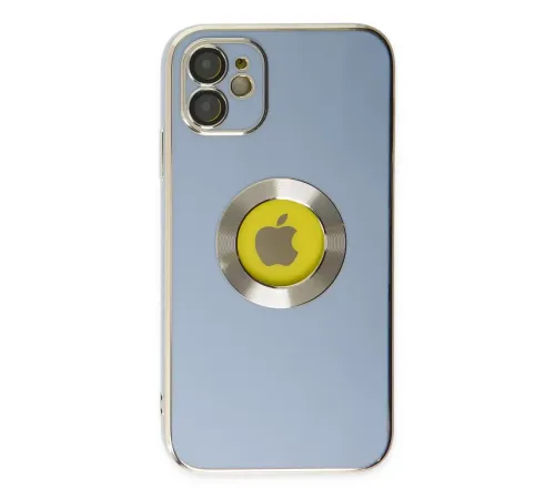 Apple iPhone 12 Kılıf Store Silikon - Sierra Blue