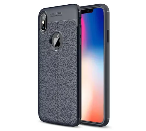 Apple iPhone XS Max Kılıf Auto Focus Kapak - Lacivert