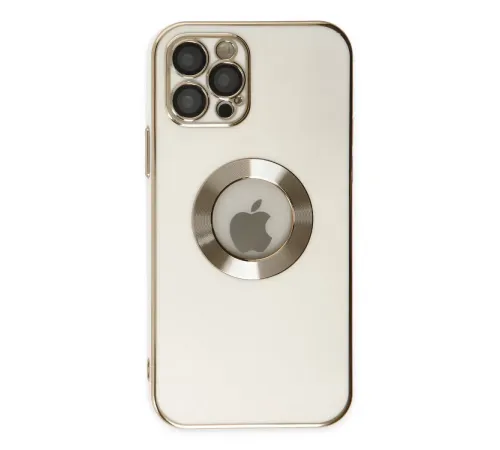 Apple iPhone 12 Pro Kılıf Store Silikon - Beyaz