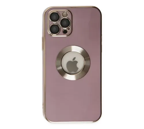 Apple iPhone 12 Pro Kılıf Store Silikon - Mor