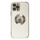 Apple iPhone 12 Pro Max Kılıf Store Silikon - Beyaz