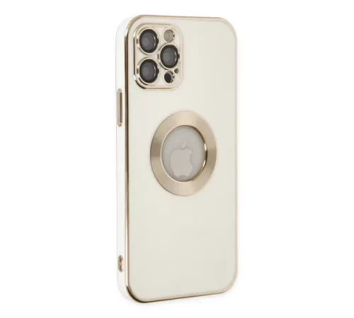 Apple iPhone 12 Pro Max Kılıf Store Silikon - Beyaz
