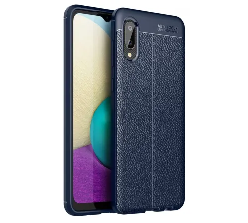 Samsung Galaxy A02 Kılıf Auto Focus Kapak - Lacivert