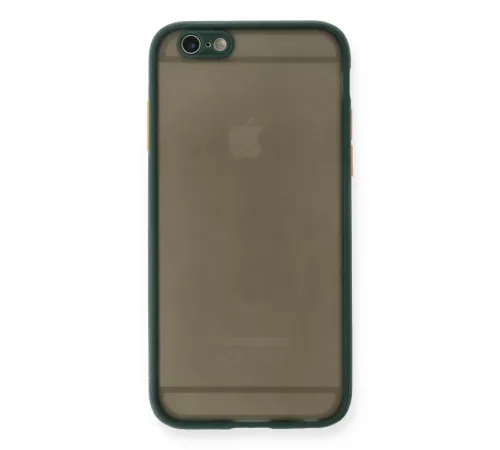 Apple iPhone 6 Kılıf Montreal Silikon Kapak - Yeşil