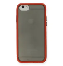 Apple iPhone 6 Kılıf Montreal Silikon Kapak - Kırmızı