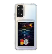 Redmi Note 11 Kılıf Kart Şeffaf Silikon - Şeffaf