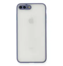 Apple iPhone 7 Plus Kılıf Montreal Silikon Kapak - Gri
