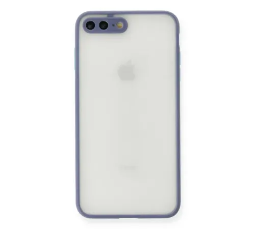 Apple iPhone 7 Plus Kılıf Montreal Silikon Kapak - Gri