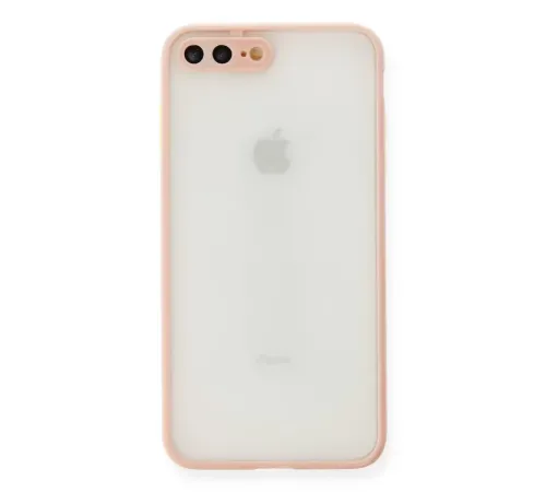 Apple iPhone 7 Plus Kılıf Montreal Silikon Kapak - Pembe