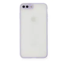 Apple iPhone 7 Plus Kılıf Montreal Silikon Kapak - Mor