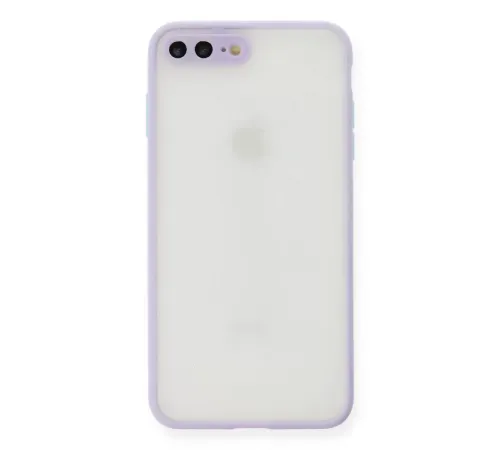Apple iPhone 7 Plus Kılıf Montreal Silikon Kapak - Mor