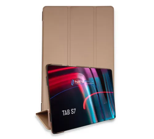 Samsung Galaxy T870 Tab S7 11 Kılıf Tablet Smart Kılıf - Rose Gold