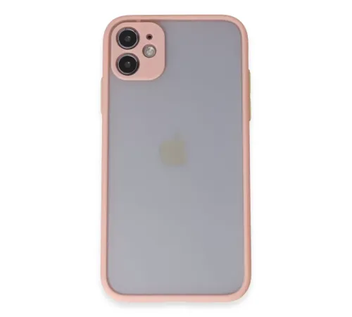 Apple iPhone 11 Kılıf Montreal Silikon Kapak - Pembe