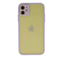 Apple iPhone 11 Kılıf Montreal Silikon Kapak - Mor
