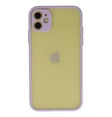 Apple iPhone 11 Kılıf Montreal Silikon Kapak - Mor