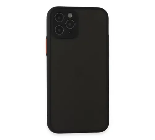 Apple iPhone 11 Pro Kılıf Montreal Silikon Kapak - Siyah