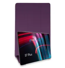Samsung Galaxy T970 Tab S7 Plus 12.4 Kılıf Tablet Smart Kılıf - Mor