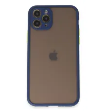 Apple iPhone 11 Pro Kılıf Montreal Silikon Kapak - Lacivert