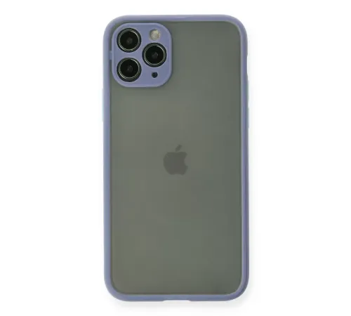 Apple iPhone 11 Pro Kılıf Montreal Silikon Kapak - Gri