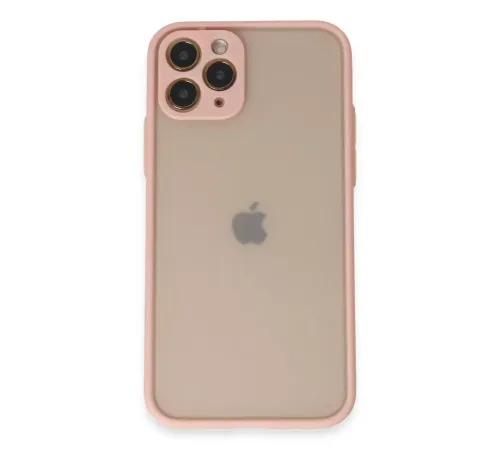 Apple iPhone 11 Pro Kılıf Montreal Silikon Kapak - Pembe