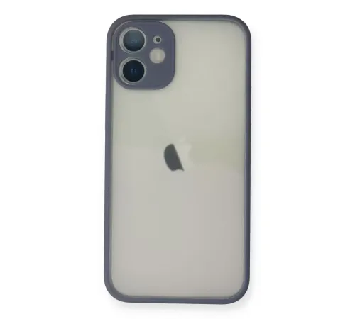 Apple iPhone 11 Pro Max Kılıf Montreal Silikon Kapak - Gri