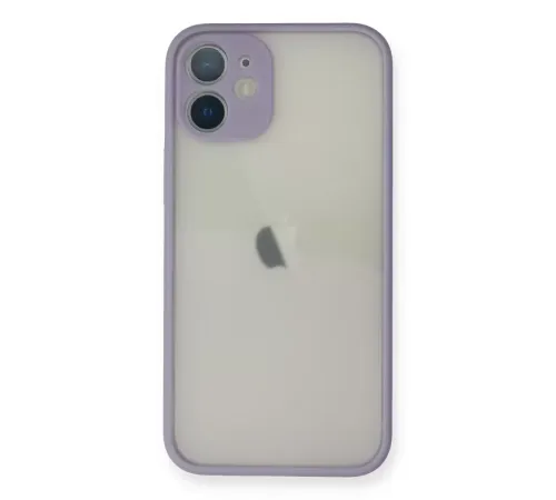 Apple iPhone 11 Pro Max Kılıf Montreal Silikon Kapak - Mor
