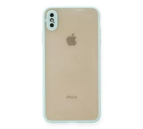Apple iPhone X Kılıf Montreal Silikon Kapak - Turkuaz