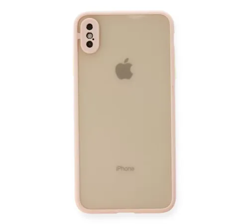 Apple iPhone X Kılıf Montreal Silikon Kapak - Pembe