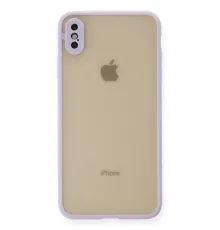 Apple iPhone X Kılıf Montreal Silikon Kapak - Mor