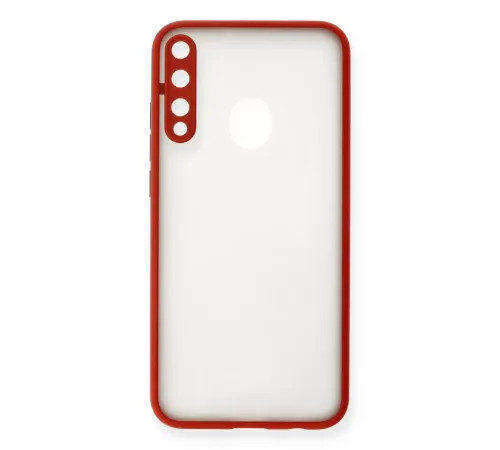 Huawei P40 Lite E Kılıf Montreal Silikon Kapak - Kırmızı