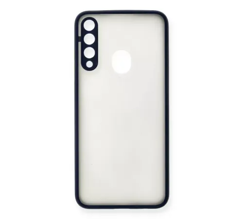 Huawei Y6P Kılıf Montreal Silikon Kapak - Lacivert