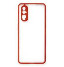Find X2 Kılıf Montreal Silikon Kapak - Kırmızı