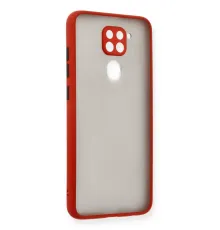 Redmi Note 9 Kılıf Montreal Silikon Kapak - Kırmızı