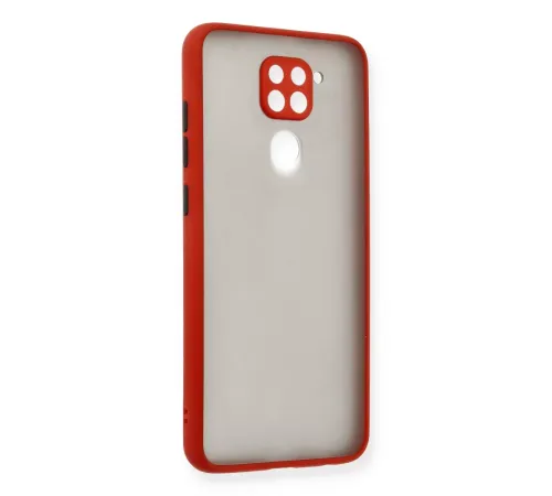 Redmi Note 9 Kılıf Montreal Silikon Kapak - Kırmızı