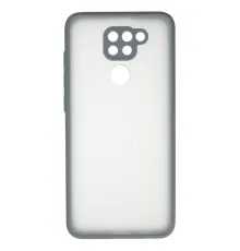 Redmi Note 9 Kılıf Montreal Silikon Kapak - Gri