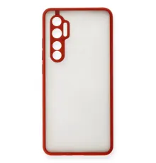 Mi Note 10 Lite Kılıf Montreal Silikon Kapak - Kırmızı