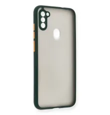 Samsung Galaxy A11 Kılıf Montreal Silikon Kapak - Yeşil