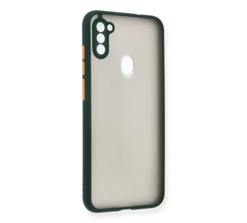 Samsung Galaxy A11 Kılıf Montreal Silikon Kapak - Yeşil